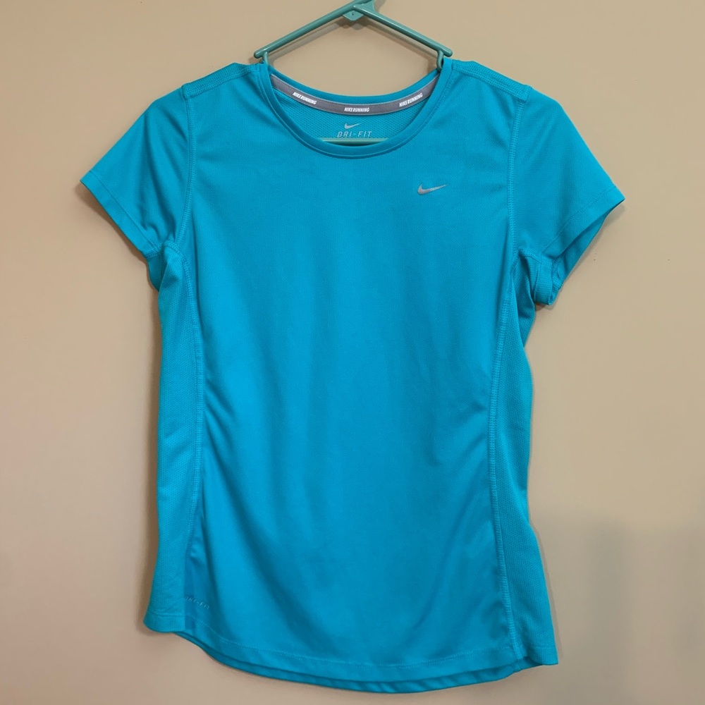 Nike‎ Running Dri-Fit Tee Teal Size Medium
